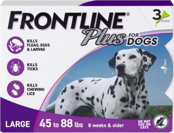 Frontline Plus Flea and Tick Treatment for large dogs