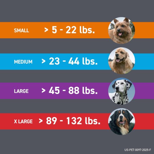 Frontline Plus Flea and Tick Treatment for Large Dogs Up to 45 to 88 lbs. 3 Treatments - Image 2