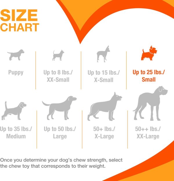 Nylabone Customer Favorites Power Chew Toy Bundle for Dogs, Indestructible Dog Toys for Aggressive Chewers, Pack of 3 Dog Toys, Flavor Medley, Small Dogs - Up to 25 lbs, 3 Pack - Image 4