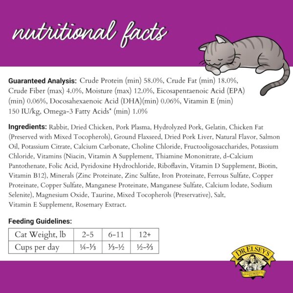 Dr. Elsey's Cleanprotein Dry Kibble Rabbit 6.6lb - Image 2