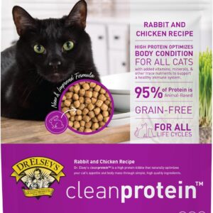 Dr. Elsey's® cleanprotein Rabbit Cat Kibble 2lb. Bag