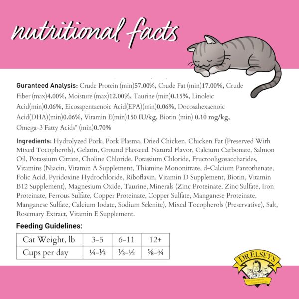 Dr. Elsey's® cleanprotein® Pork Cat Kibble 2lb. Bag - Image 2