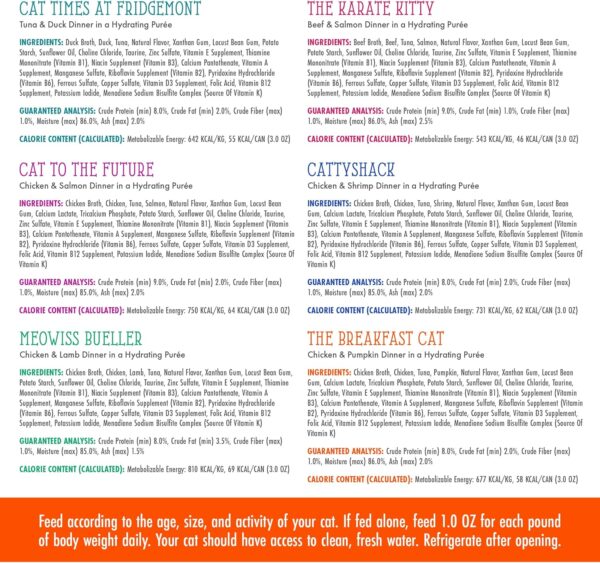 Weruva Cats in The Kitchen Slide N' Serve The Brat Pack Variety Cat Food Pouches 3 Ounce (Pack of 12) - Image 2
